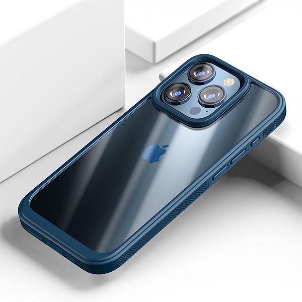 Чохол полупрозорий Pulse для Iphone 15 Pro Blue 81196
