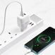 Мережевий зарядний пристрій Hoco C77A + кабель Type-C 2USB 2.4A White 47309 5