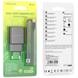 Сетевое зарядное устройство Borofone BA53A Powerway + Lightning 2USB / 2.1A Black 65093 4