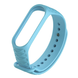 Ремінець Silicone Rhomb для Xiaomi Mi Band 3/4 Світло-Синій 80944