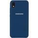 Чехол Silicone Cover для Samsung Galaxy A01 Core / M01 Core Синий / Navy Blue 53374