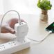 Мережевий зарядний пристрій Hoco C77A + кабель Type-C 2USB 2.4A White 47309 4