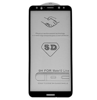 Захисне скло Premium 9H Full для Huawei Mate 10 Lite Black 31282