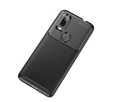 Чехол Kaisy Сarbon для Motorola P40 Black 56492