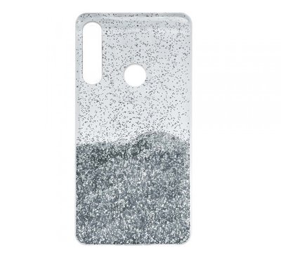 Чехол с блестками Fashion для Huawei P40 Lite E / Y7P 2020 Silver 50464