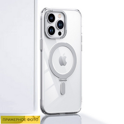 Чехол Strong с MagSafe подставкой для Iphone 12 / 12 Pro Silver 68726