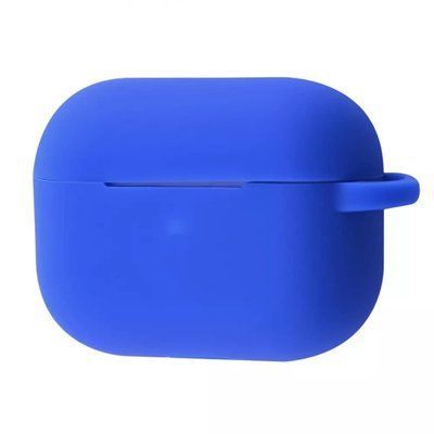 Чохол Silicone Shock-proof з карабіном для Apple Airpods Pro Blue 60826