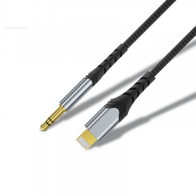 Кабель AUX WiWU YP02 Lightning 1.5м Black 68069