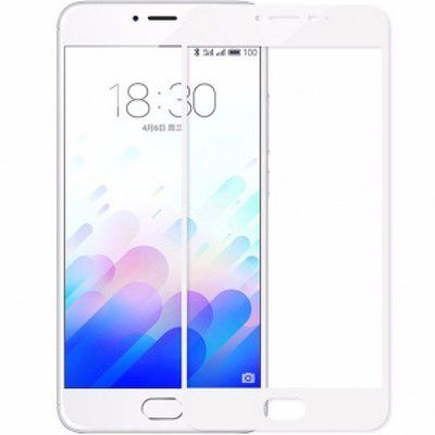 Захисне скло Full Cover для Meizu Pro 6 / 6s White 411