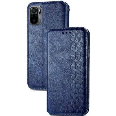 Чехол-книжка ETMA Cub для Xiaomi Redmi Note 10 / Note 10s / Poco M5s Синий 54535