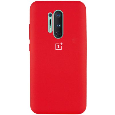 Чохол Silicone Cover для OnePlus 8 Pro Червоний / Red 42283