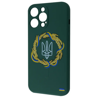 Чехол патриотический WAVE Ukraine Edition MagSafe для iPhone 13 Pro Coat of arms 63250