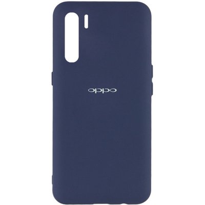 Чехол Silicone Cover A для Oppo A91 Синий / Midnight blue 59270