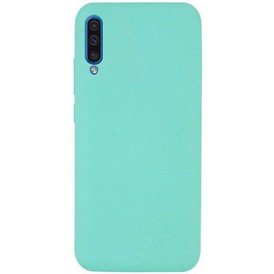 Чохол Silicone Cover NoLogo A Full для Samsung Galaxy A50/A30s Бірюзовий / Ocean Blue 44246