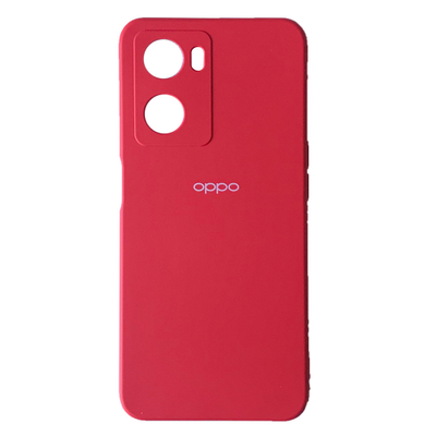 Чехол Silicone Case 360 и защитой камеры для Oppo A76 Red 69691