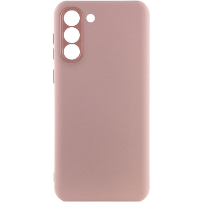 Чехол Silicone Lakshmi A Full Camera для Samsung Galaxy S21 FE Розовый / Pink Sand 66517