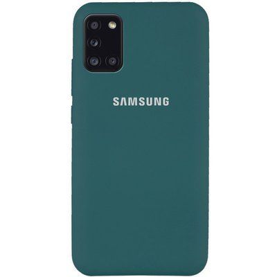 Чехол Silicone Cover для Samsung Galaxy A31 Зеленый / Pine green 54737