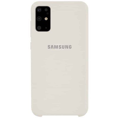 Чехол Silicone Case для Samsung Galaxy S20 Plus Бежевый / Antigue White 40165
