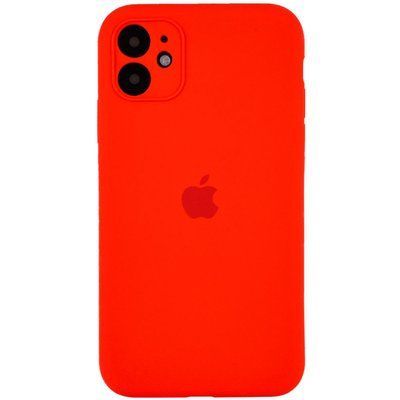 Чохол Silicone Case з захистом камери для Iphone 12 Червоний / Red 53014