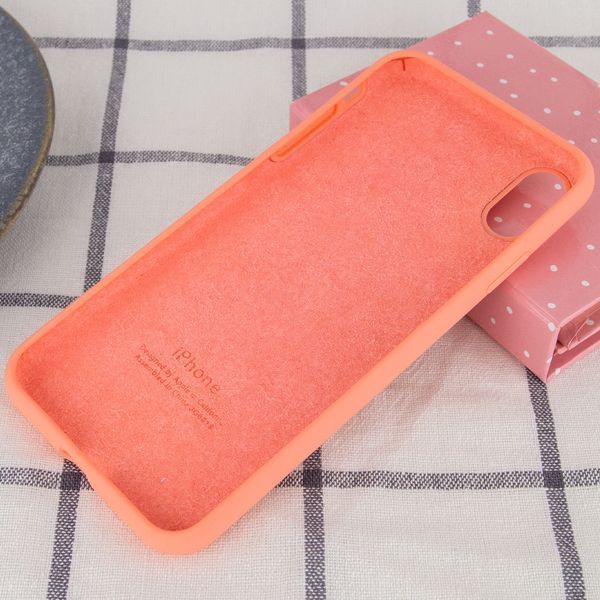 Чехол Silicone Case 360 для Iphone X / XS Оранжевый / Nectarine 53219