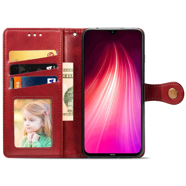 Чехол-книжка ETMA Gelan для Tecno Spark 10 Красный 80704