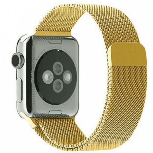 Ремешок Milanese Loop для Apple Watch 42/44/45/49 mm Золотой 34622