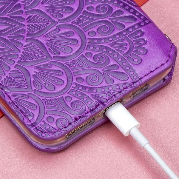 Чохол-книжка ETMA Mandal для Xiaomi Redmi 9C / Redmi 10A Фіолетовий 50043
