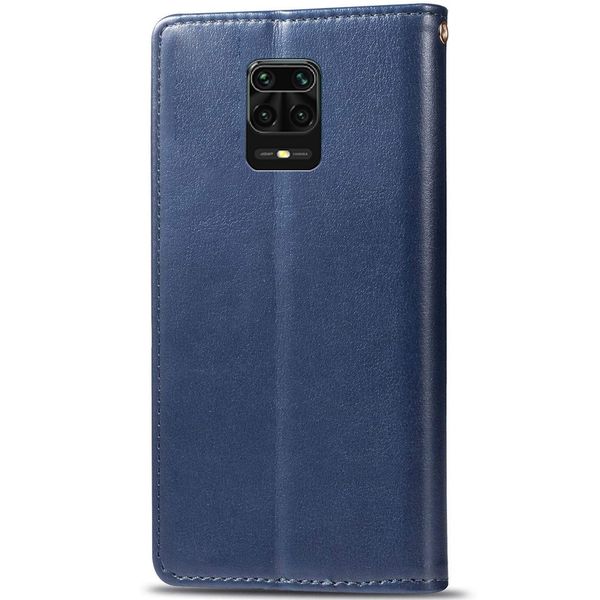 Чохол-книжка ETMA Gelan для Xiaomi Redmi Note 9s / Note 9 Pro / Note 9 Pro Max Синій 40556