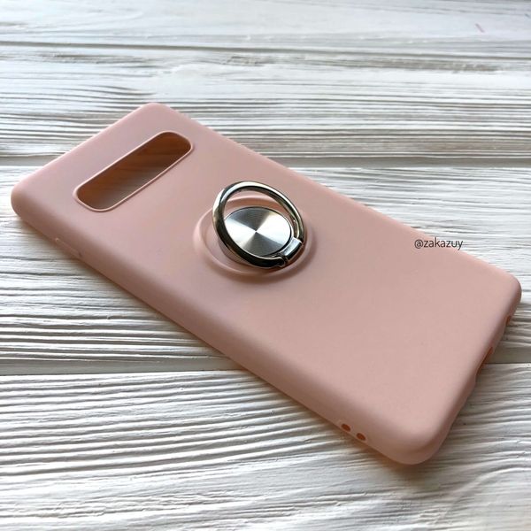 Чехол Summer Magnet Color Ring для Samsung G975 Galaxy S10 Plus Розовый 34017