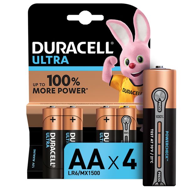 Батарейка Duracell Ultra Alkaline LR6 AA 1.5V 1 шт 59793