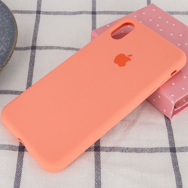Чехол Silicone Case 360 для Iphone X / XS Оранжевый / Nectarine 53219