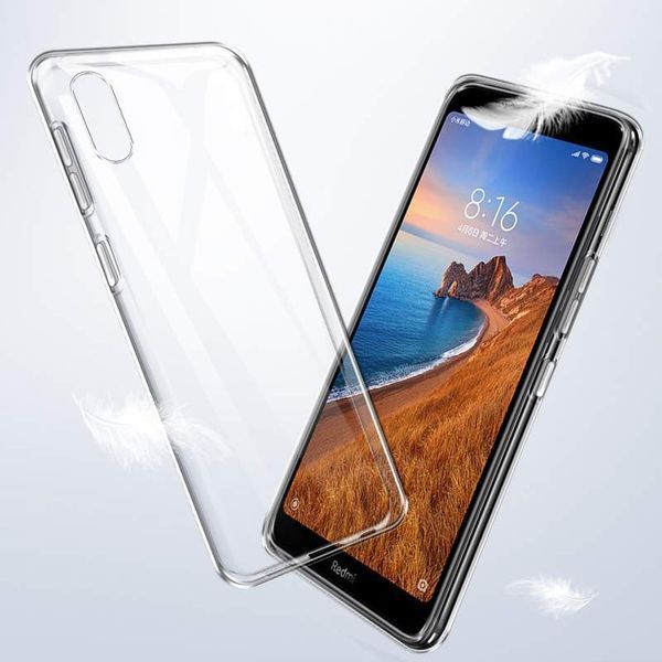Чехол Stez Premium для Xiaomi Redmi 7A Прозрачный 39464
