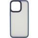 Чохол Metal Buttons для Iphone 15 Pro Синій 81745 1