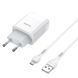 Сетевое зарядное устройство Hoco C73A + кабель MicroUSB 2USB 2.4A White 41214 6