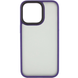 Чохол Metal Buttons для Iphone 12 / 12 Pro Темно-Фіолетовий 69030 1
