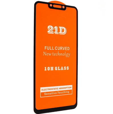 Захисне скло 21D Full для Huawei P Smart Plus / Nova 3i Black 37753
