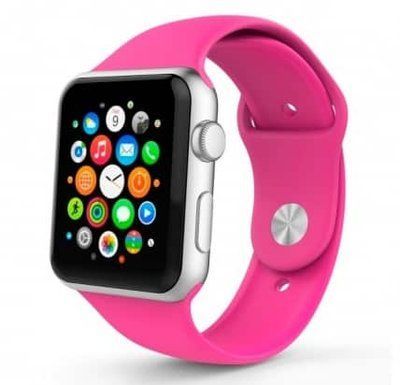 Ремінець Silicone для Apple Watch 38/40/SE 40/41 mm Ultra Pink 40023