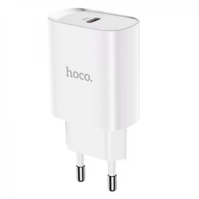 Сетевое зарядное устройство Hoco N14 Smart Charging Single port PD 20W White 588223