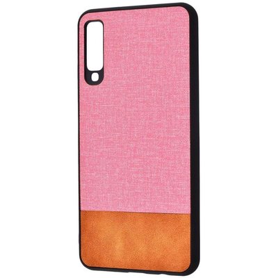 Чехол New Textile Case для Samsung Galaxy A7 2018 A750 Pink brown 45141