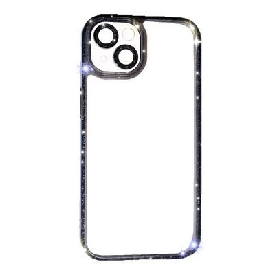 Чохол PHIBR Bling для Iphone 13 Прозорий / Black 82755