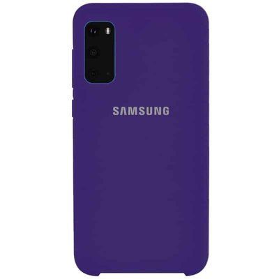 Чохол Silicone Case для Samsung Galaxy S20 Фіолетовий / Purple 40141