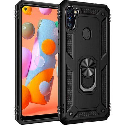 Протиударний чохол GetSerg Magnet Ring для Samsung Galaxy A11 / M11 Чорний 42269