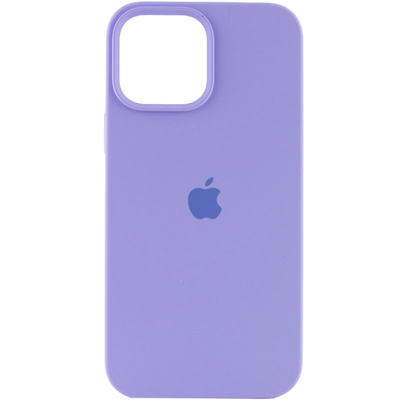 Чохол Silicone Case для Iphone 14 Pro Max Бузковий / Dasheen 65698