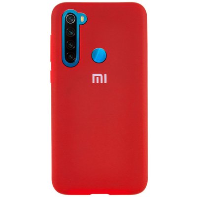 Чехол Silicone Cover для Xiaomi Redmi Note 8 Красный / Dark Red 36505