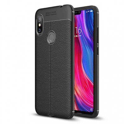 Чехол Imkoz с имитацией кожи для Xiaomi Redmi Note 6 / 6 Pro Черный 32629