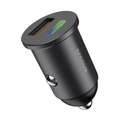 Автомобильное зарядное устройство Proove Tiny Power 20W 1USB / 1Type-C Black 80640
