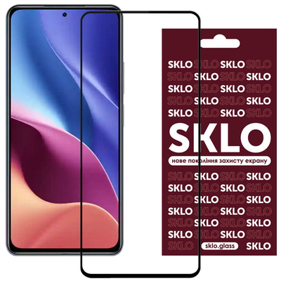 Защитное стекло Premium SKLO для Xiaomi Poco X4 Pro 5G Black 63842