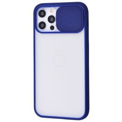 Чохол CamshMatte для Iphone 12 / 12 Pro Dark blue 47360