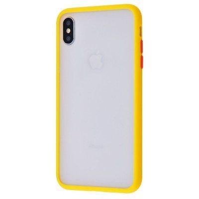 Чохол Matte Case для Iphone XR Yellow / red 39865