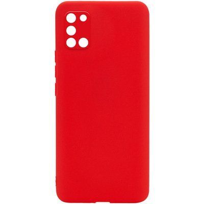 Чехол Matte с защитой камеры для Samsung Galaxy A31 Красный / Red 55182